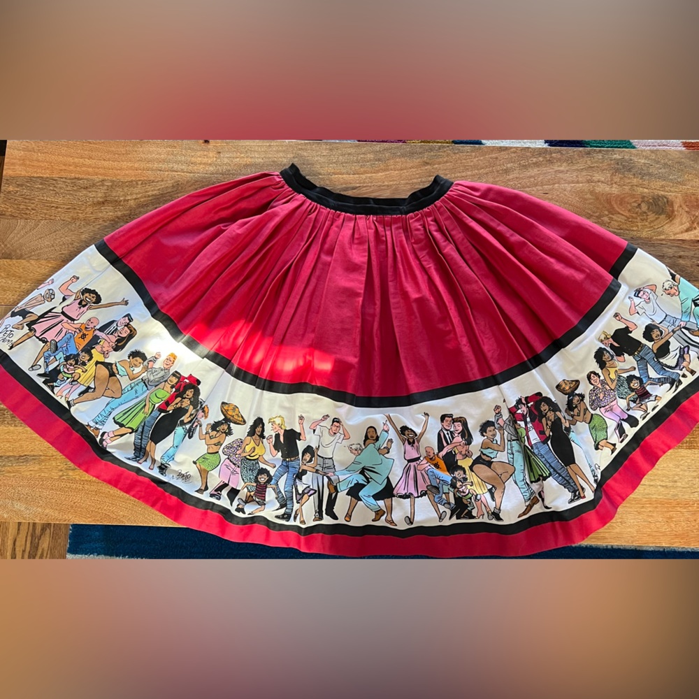 Pinup Couture Love and Rockets Jenny Skirt